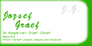 jozsef graef business card