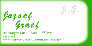 jozsef graef business card